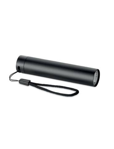 LUME Lampe torche en aluminium Couleurs : noir personnalisation sur mesure
