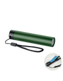 LUME Lampe torche en aluminium Couleurs : vert foncé personnalisable avec votre logo