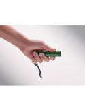 LUME Lampe torche en aluminium Couleurs : vert foncé impression logo haute qualité