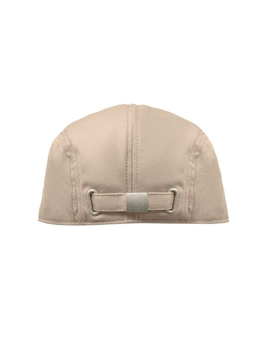 FLAT PEAK Casquette newsboy 235 g/m² Couleurs : beige impression logo haute qualité