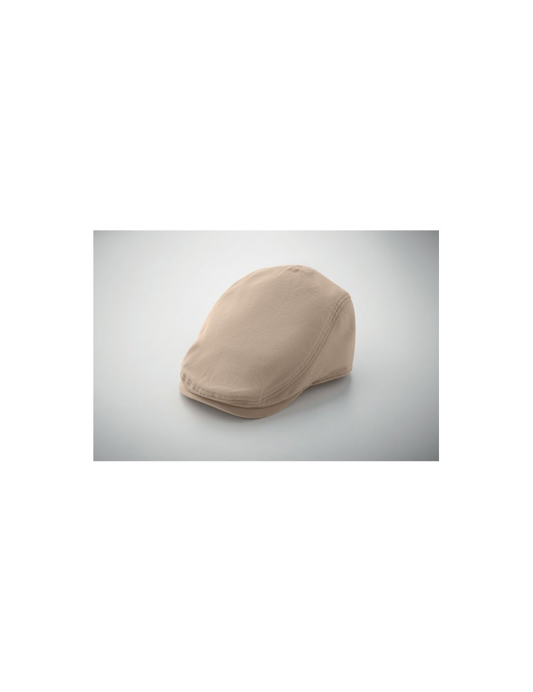 FLAT PEAK Casquette newsboy 235 g/m² Couleurs : beige accessoire événementiel unique