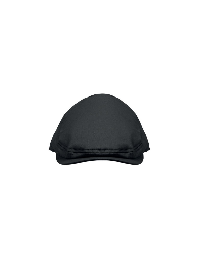 FLAT PEAK Casquette newsboy 235 g/m² Couleurs : noir cadeau collaborateur premium