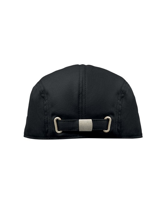 FLAT PEAK Casquette newsboy 235 g/m² Couleurs : noir accessoire événementiel unique
