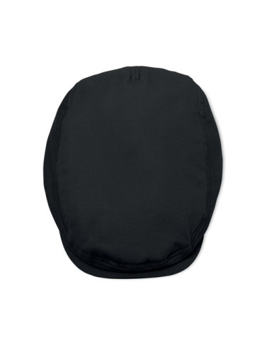 FLAT PEAK Casquette newsboy 235 g/m² Couleurs : noir goodies publicitaire événementiel
