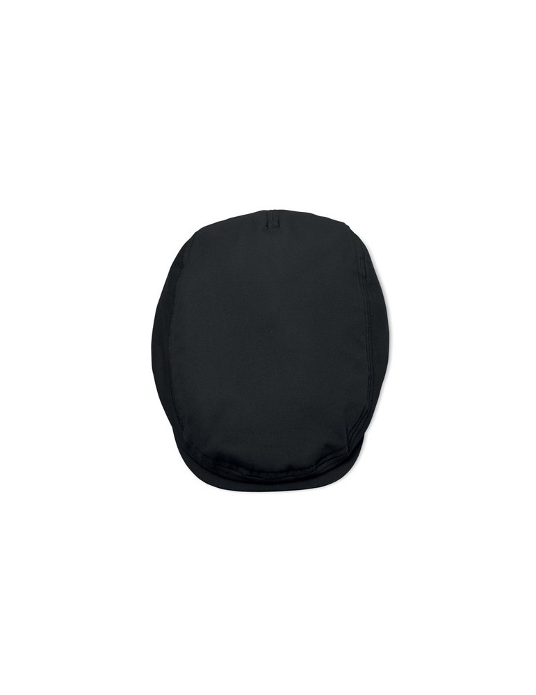 FLAT PEAK Casquette newsboy 235 g/m² Couleurs : noir goodies publicitaire événementiel