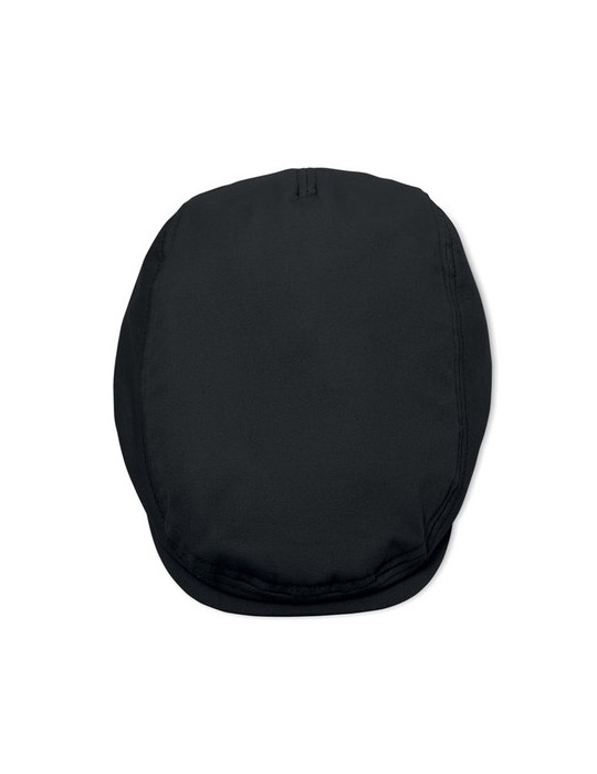 FLAT PEAK Casquette newsboy 235 g/m² Couleurs : noir goodies publicitaire événementiel
