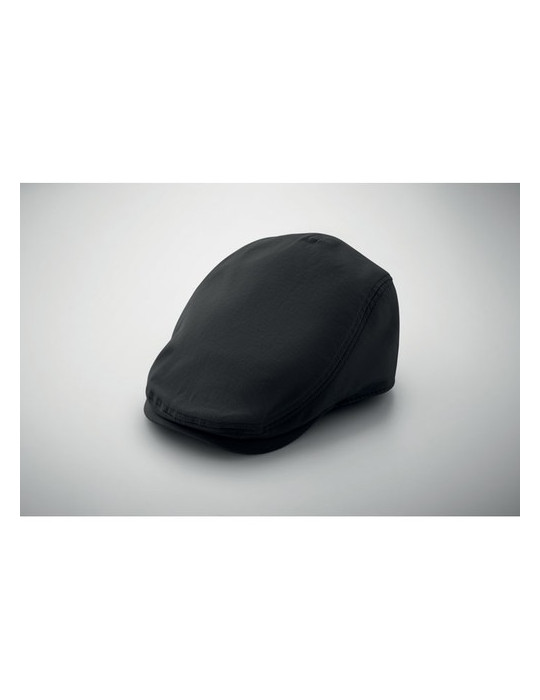 FLAT PEAK Casquette newsboy 235 g/m² Couleurs : noir cadeau client original