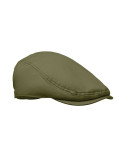 FLAT PEAK Casquette newsboy 235 g/m² Couleurs : vert armée impression haute définition