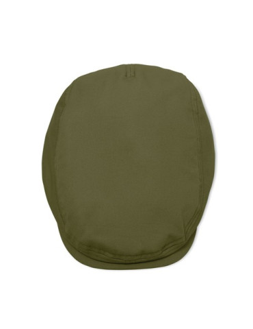 FLAT PEAK Casquette newsboy 235 g/m² Couleurs : vert armée personnalisable avec votre logo