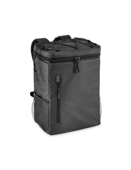 MAFRIO Sac à dos isotherme 600D RPET Couleurs : noir