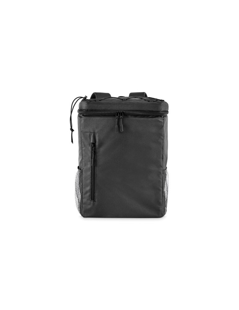 MAFRIO Sac à dos isotherme 600D RPET Couleurs : noir marquage laser ultra précis