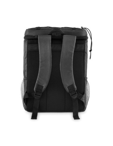 MAFRIO Sac à dos isotherme 600D RPET Couleurs : noir objet promotionnel éco-responsable