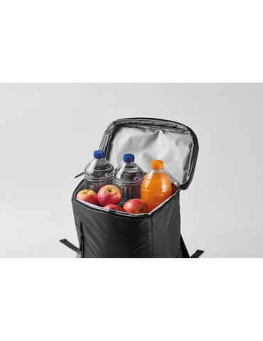 MAFRIO Sac à dos isotherme 600D RPET Couleurs : noir objet promo petit budget