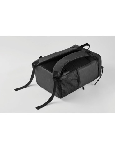 MAFRIO Sac à dos isotherme 600D RPET Couleurs : noir marquage laser ultra précis