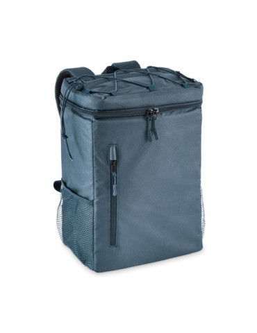 MAFRIO Sac à dos isotherme 600D RPET Couleurs : bleu personnalisable avec votre logo