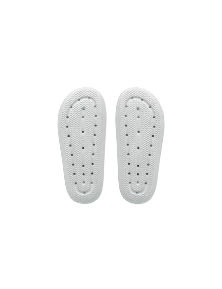 EVASLIDE Claquettes en EVA Taille 40/41 Couleurs : blanc impression haute définition