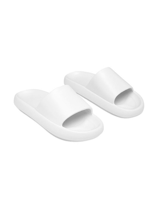 EVASLIDE Claquettes en EVA Taille 40/41 Couleurs : blanc livraison express 24h 48h