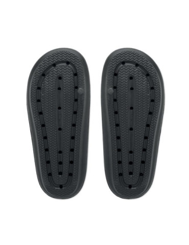 EVASLIDE Claquettes en EVA Taille 40/41 Couleurs : noir marquage laser ultra précis