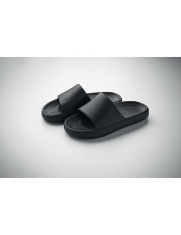 EVASLIDE Claquettes en EVA Taille 40/41 Couleurs : noir cadeau collaborateur premium