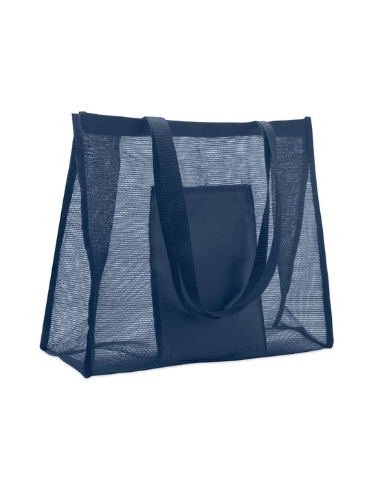 LIMP Sac shopping en maille RPET Couleurs : bleu