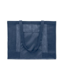 LIMP Sac shopping en maille RPET Couleurs : bleu cadeau entreprise pas cher