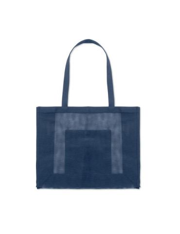 LIMP Sac shopping en maille RPET Couleurs : bleu livraison express 24h 48h