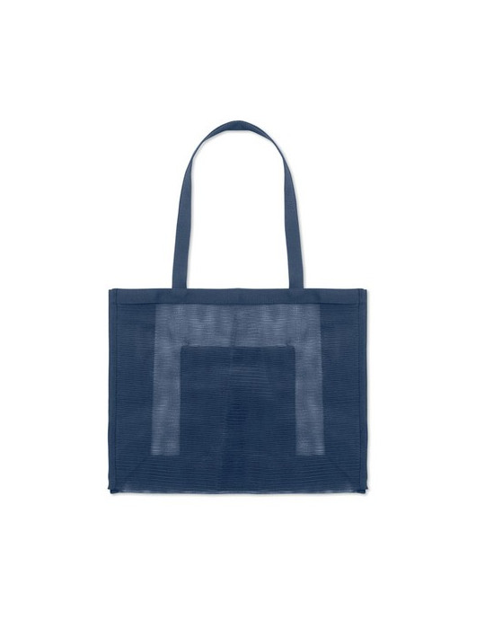 LIMP Sac shopping en maille RPET Couleurs : bleu livraison express 24h 48h