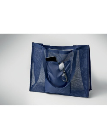 LIMP Sac shopping en maille RPET Couleurs : bleu cadeau collaborateur premium