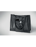 LIMP Sac shopping en maille RPET Couleurs : noir personnalisation rapide en France