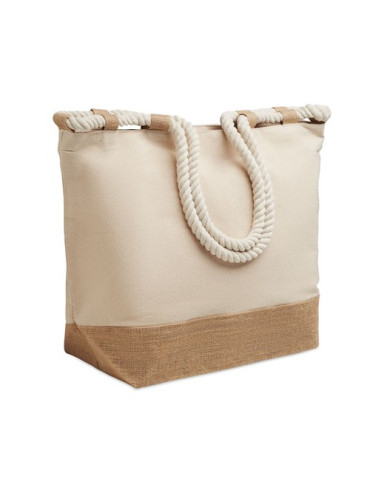 MAKENKE Sac de plage en toile Couleurs : beige