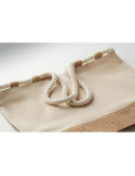 MAKENKE Sac de plage en toile Couleurs : beige cadeau entreprise pas cher