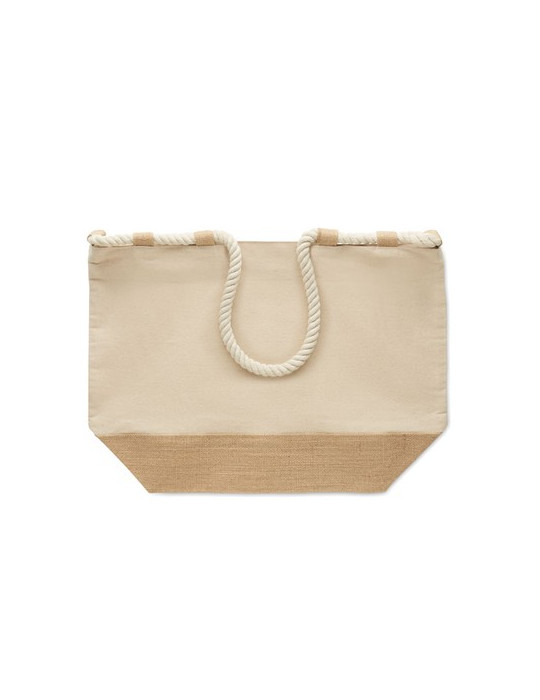 MAKENKE Sac de plage en toile Couleurs : beige goodies publicitaire événementiel