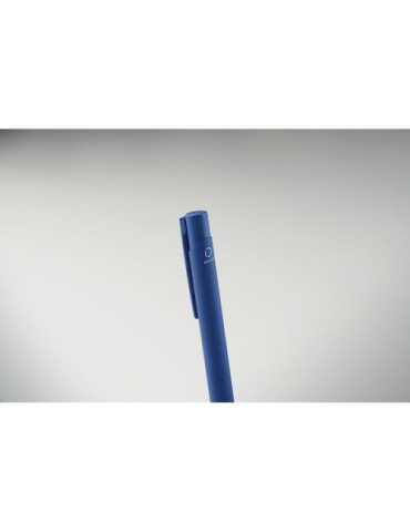 ESCRI Stylo à bille en alu recyclé Couleurs : bleu royal marquage laser ultra précis