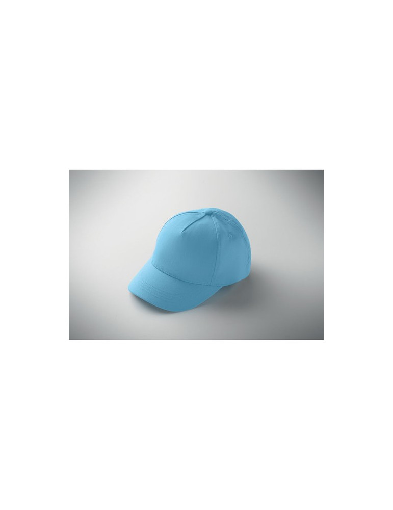 BUZZ KIDS Casquette 5 pans pour enfants Couleurs : bleu bébé goodies personnalisé en stock