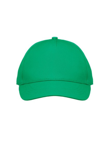 BUZZ KIDS Casquette 5 pans pour enfants Couleurs : vert personnalisation sur mesure