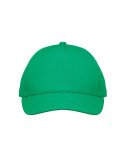BUZZ KIDS Casquette 5 pans pour enfants Couleurs : vert personnalisation sur mesure