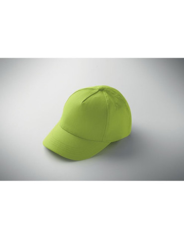BUZZ KIDS Casquette 5 pans pour enfants Couleurs : vert citron objet publicitaire robuste