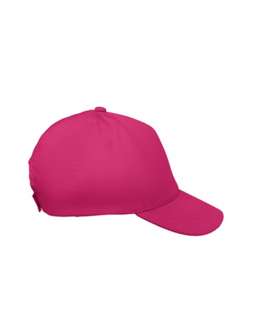 BUZZ KIDS Casquette 5 pans pour enfants Couleurs : fuchsia personnalisable avec votre logo