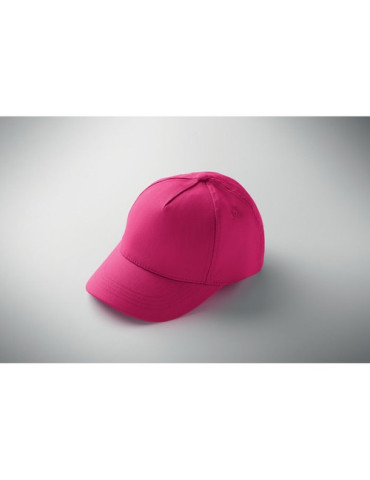 BUZZ KIDS Casquette 5 pans pour enfants Couleurs : fuchsia impression logo haute qualité