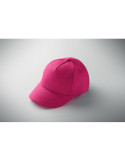 BUZZ KIDS Casquette 5 pans pour enfants Couleurs : fuchsia impression logo haute qualité