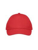 BUZZ KIDS Casquette 5 pans pour enfants Couleurs : rouge objet publicitaire robuste