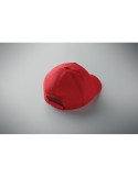 BUZZ KIDS Casquette 5 pans pour enfants Couleurs : rouge objet promotionnel éco-responsable