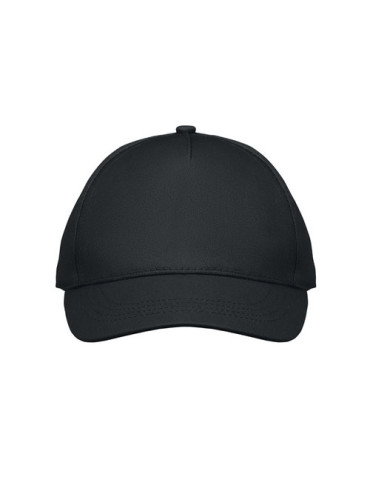 BUZZ KIDS Casquette 5 pans pour enfants Couleurs : noir impression logo haute qualité