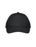 BUZZ KIDS Casquette 5 pans pour enfants Couleurs : noir impression logo haute qualité