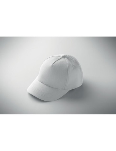 BUZZ KIDS Casquette 5 pans pour enfants Couleurs : blanc personnalisation sur mesure