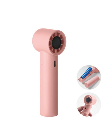 GLACI Mini ventilateur haute vitesse Couleurs : rose bébé