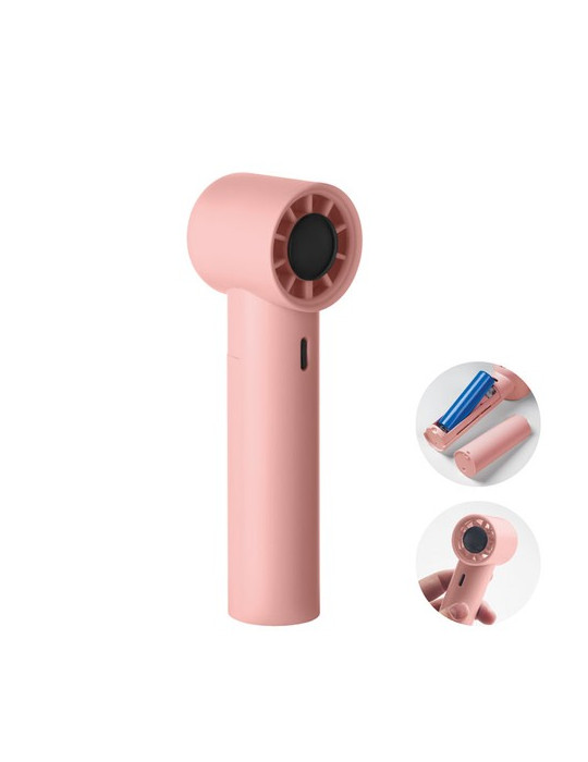 GLACI Mini ventilateur haute vitesse Couleurs : rose bébé