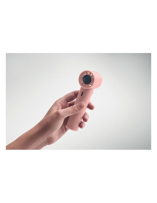 GLACI Mini ventilateur haute vitesse Couleurs : rose bébé marquage couleur éclatante