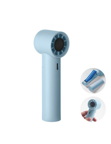 GLACI Mini ventilateur haute vitesse Couleurs : bleu bébé personnalisable avec votre logo