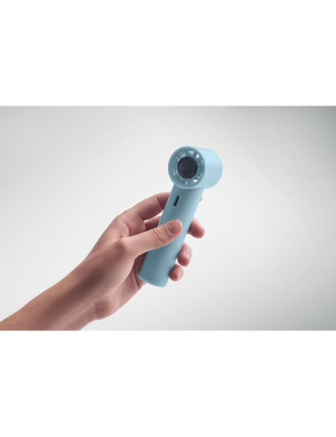 GLACI Mini ventilateur haute vitesse Couleurs : bleu bébé impression logo haute qualité